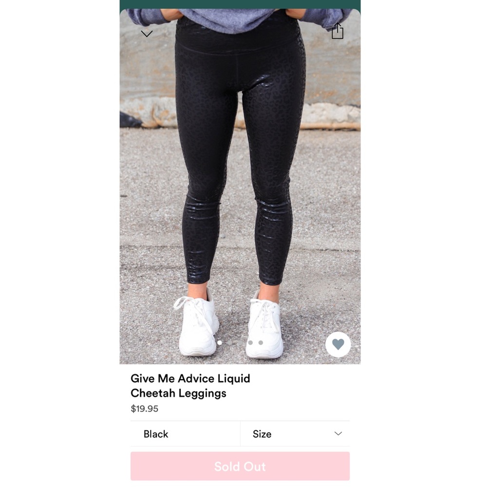 NWOT Cheetah Leggings